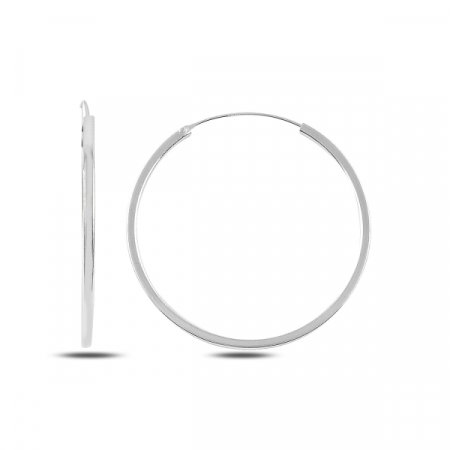 Cercei argint creole rotunde diametru 35 mm - ETU0144 [0]