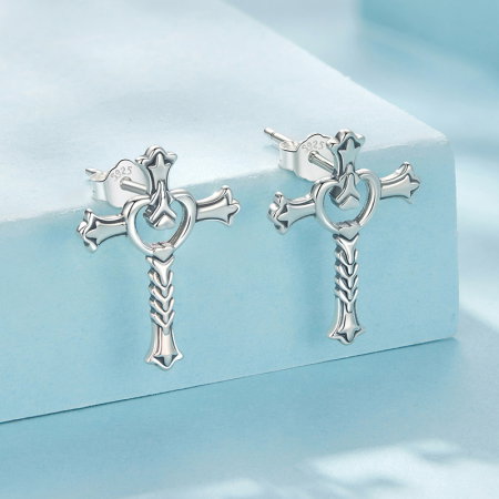 Cercei argint cruciulite [2]