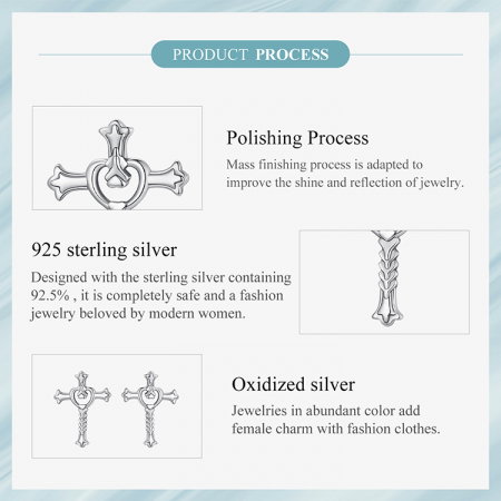 Cercei argint cruciulite [12]