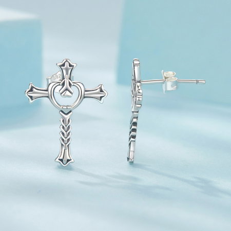 Cercei argint cruciulite [5]