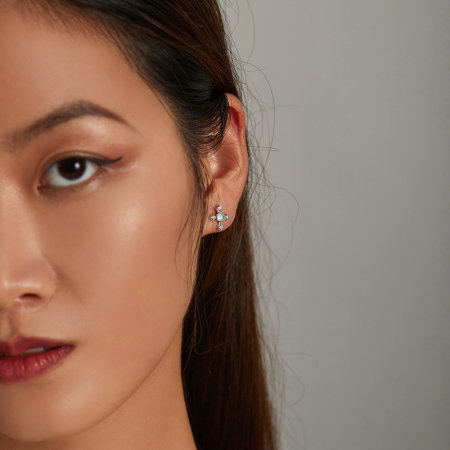 Cercei argint cruciulite vintage [3]