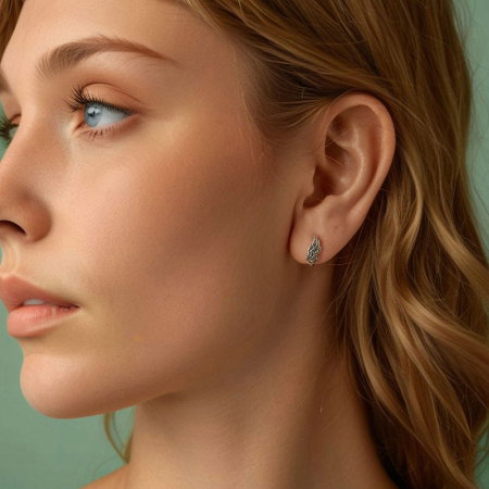 Cercei argint cu aripi de inger [3]