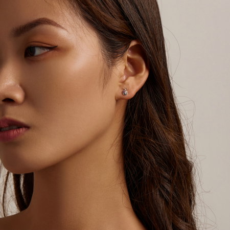 Cercei argint cu gargarite multicolore [7]