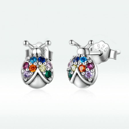 Cercei argint cu gargarite multicolore [9]