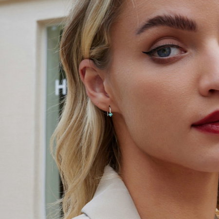 Cercei argint cu carlig si cristale [3]