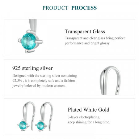 Cercei argint cu carlig si cristale [8]