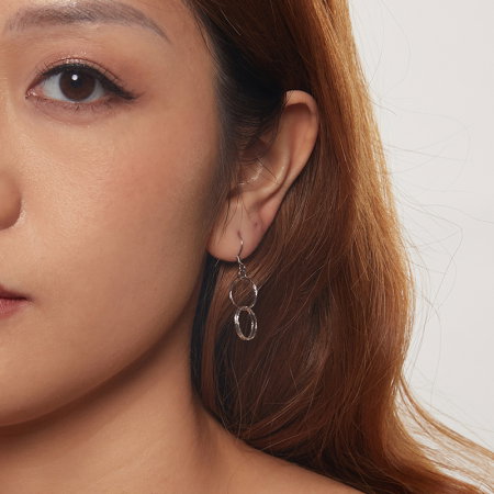 Cercei argint cu cercuri [12]