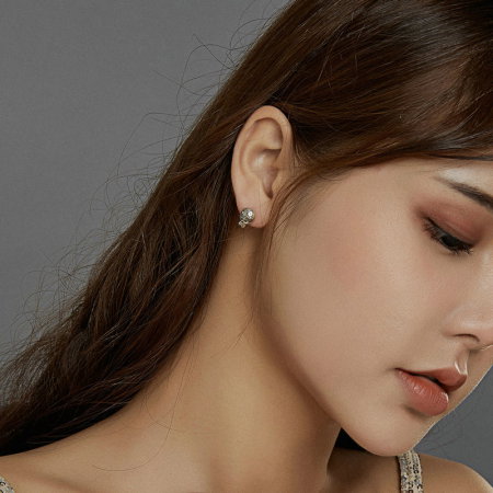 Cercei argint cu cranii [3]