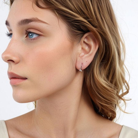 Cercei argint cu crini [3]