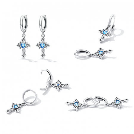 Cercei argint cu cruce vintage [7]