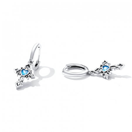 Cercei argint cu cruce vintage [4]