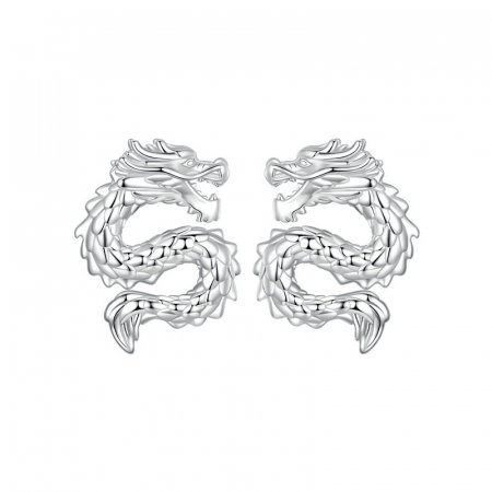 Cercei argint cu dragoni