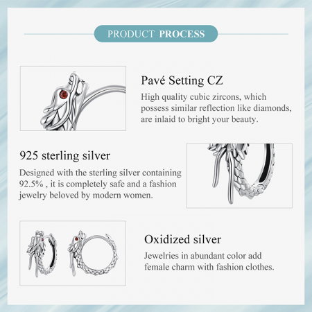 Cercei argint cu Dragoni [14]