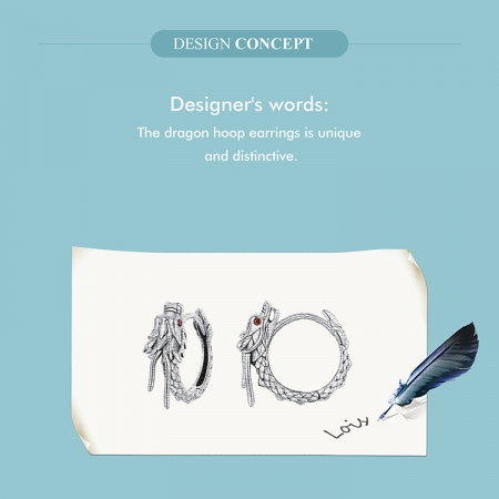 Cercei argint cu Dragoni [15]