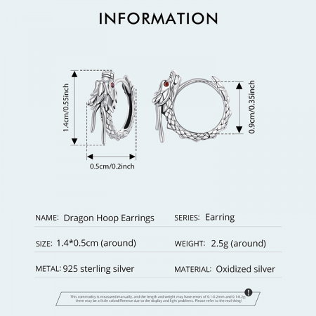 Cercei argint cu Dragoni [12]