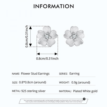 Cercei argint cu flori [8]