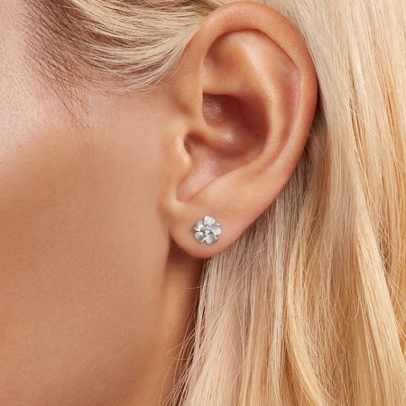 Cercei argint cu flori [1]