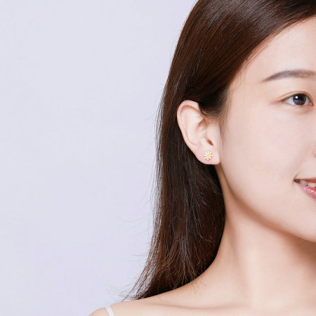 Cercei argint cu flori [1]