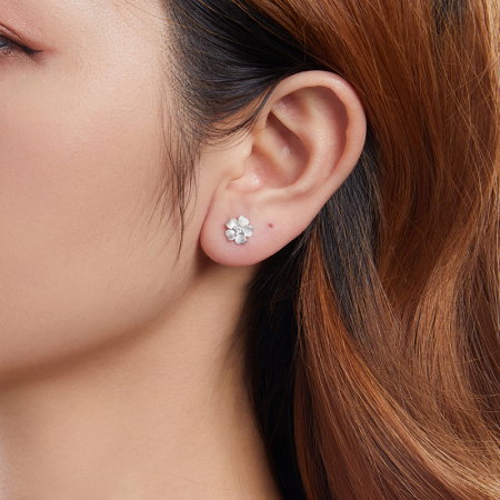 Cercei argint cu flori [12]