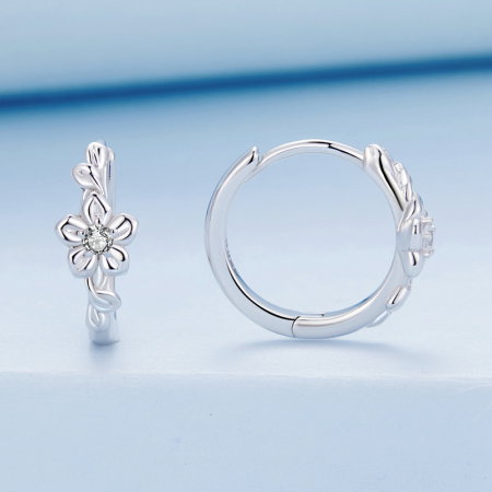 Cercei argint cu flori [2]