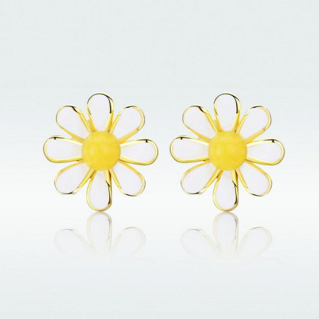 Cercei argint cu flori [7]