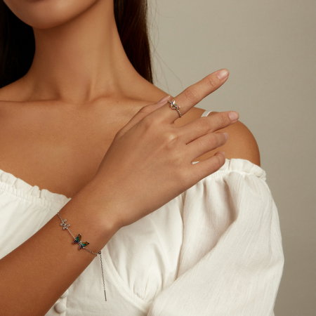 Cercei argint cu fluturasi [9]