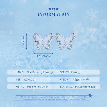 Cercei argint cu fluturasi [7]