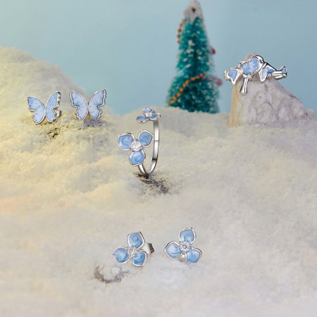 Cercei argint cu fluturasi [19]