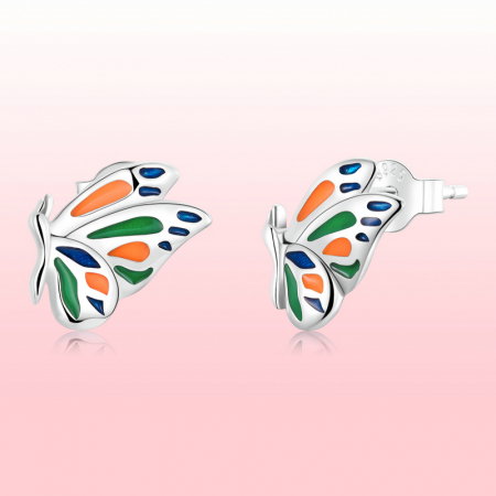 Cercei argint cu fluturasi [13]