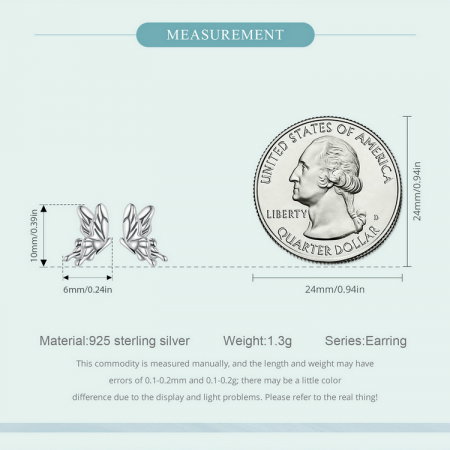 Cercei argint cu fluturasi [9]