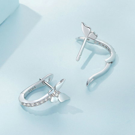 Cercei argint cu fluturasi [2]