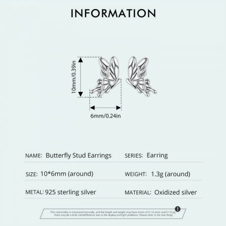 Cercei argint cu fluturasi [8]