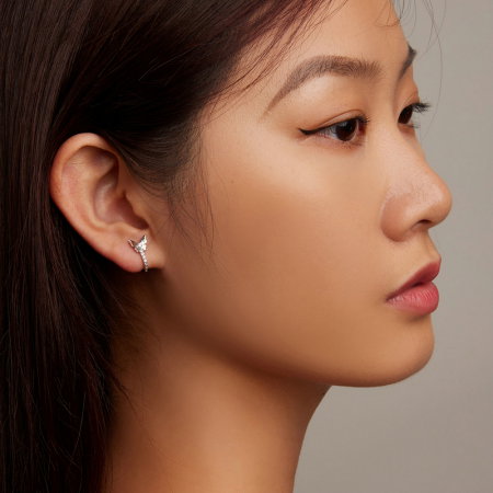 Cercei argint cu fluturasi [3]