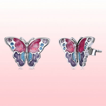 Cercei argint cu fluturasi [12]