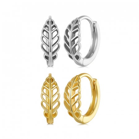 Cercei argint cu frunze [15]