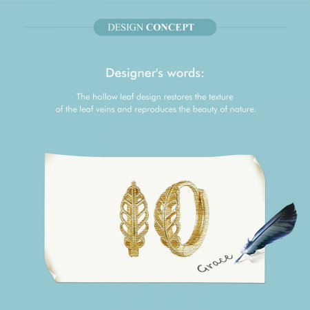 Cercei argint cu frunze [11]