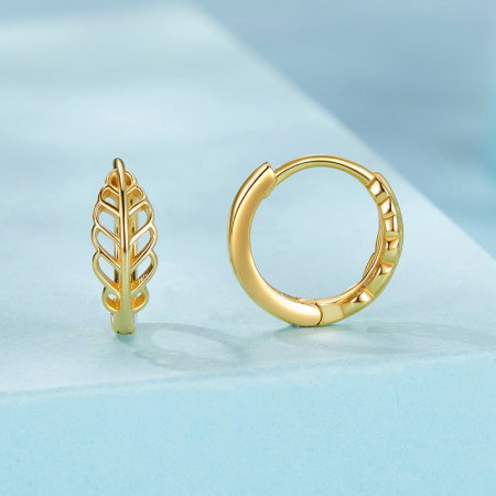 Cercei argint cu frunze [5]