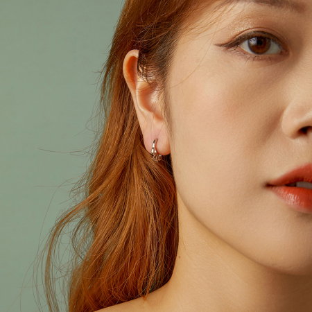 Cercei argint cu fundite [9]