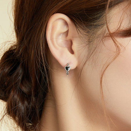 Cercei argint cu inimioare [7]