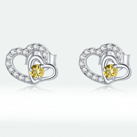 Cercei argint cu inimioare [13]