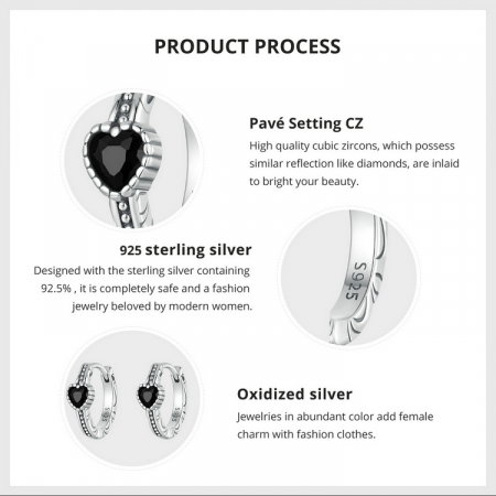 Cercei argint cu inimioare [5]