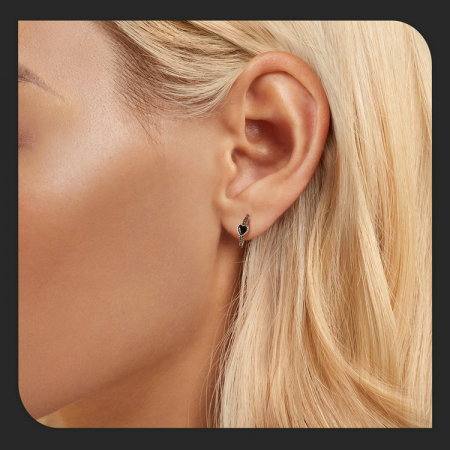 Cercei argint cu inimioare [12]