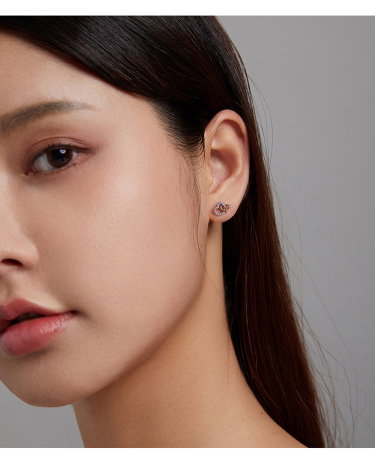 Cercei argint cu inimioare [11]