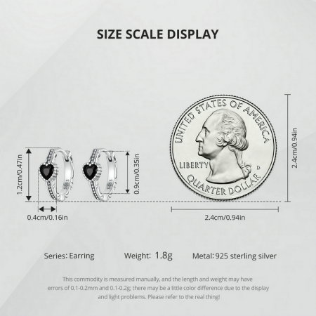 Cercei argint cu inimioare [14]