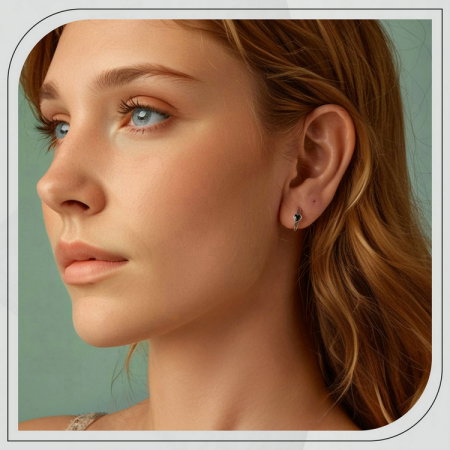 Cercei argint cu inimioare [8]