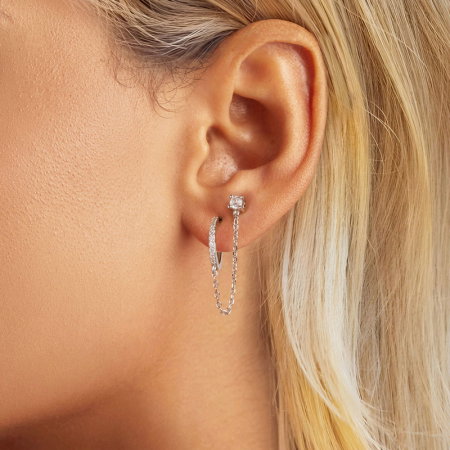 Cercel argint cu lant [1]