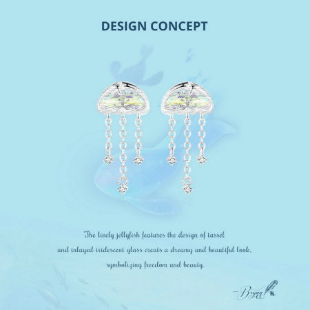 Cercei argint cu meduze [9]