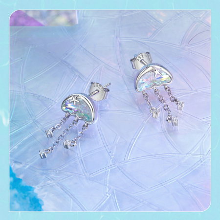 Cercei argint cu meduze [2]