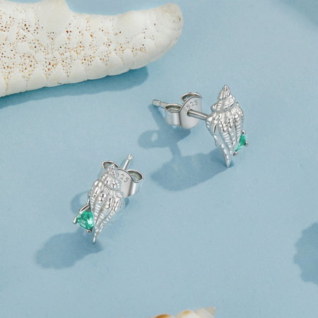 Cercei argint cu melci de mare [4]