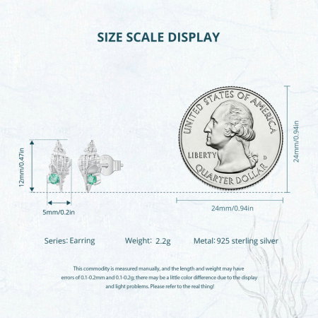 Cercei argint cu melci de mare [10]